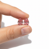 Lab Grown Diamond 2 Pcs Pear 5x3mm Diamond Cut Vivid Pink Color 0.33 Cts Designer Jewelry Making
