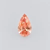 Intense Pink Color Lab Grown Diamond Pear 4x2.5mm Diamond Cut 0.11 Cts Loose Diamond Jewelry Making