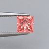 Intense Pink Diamond Lab Grown Square 2.49mm Princess Cut Custom Fancy Jewelry Making