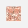 Diamond Lab Grown Intense Pink Color Square 2.54mm Princess Cut 0.1 Cts Jewelry Making Stone