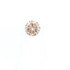 Certified Diamond Lab Grown Fancy Intense Pink Color Round 5mm Brilliant Cut 0.75 Cts Custom Jewelry Stone