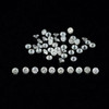 Lab Grown Diamond Round 1.00mm Brilliant Cut DEF Color VS VVS Clarity Loose Diamonds Jewelry Making