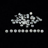 Lab Grown Diamond Round 1.15mm Brilliant Cut DEF Color VS VVS Clarity Loose Diamonds Jewelry Making