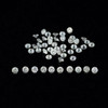 Lab Grown Diamond Round 3.90mm Brilliant Cut DEF Color VS VVS Clarity Loose Diamonds Jewelry Making