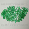 Round Diamond Cut Natural Emerald, Shamrock Green Color, 1 mm VVS Clarity