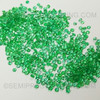 Round Diamond Cut Natural Emerald, Spring Green Color, 1.2 mm SI Clarity