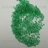 Round Diamond Cut Natural Emerald, Shamrock Green Color, SI Clarity 1.2 mm