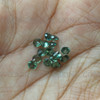 Natural Green Sapphire 3mm Round Diamond Cut VS Clarity Winsor Green Color Loose Gemstone