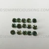 Natural Green Sapphire 2.2mm Round Diamond Cut VS Clarity Winsor Green Color Loose Gemstone