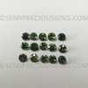 Natural Green Sapphire 2.3mm Round Diamond Cut VS Clarity Winsor Green Color Loose Gemstone