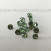 Natural Green Sapphire 2.6mm Round Diamond Cut VS Clarity Winsor Green Color Loose Gemstone