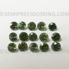 Natural Green Sapphire 2.6mm Round Diamond Cut VS Clarity Winsor Green Color Loose Gemstone