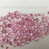 Round Diamond Cut Natural Pink Sapphire 2 mm, Baby Pink  Color, SI1 Clarity