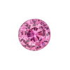 Natural Pink Sapphire 2.5mm Round Diamond Cut SI1 Clarity Rose Pink Color Loose Gemstone