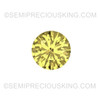 Round Diamond Cut Natural Yellow Sapphire, Pastel Yellow Color, SI1 Clarity 5 mm