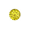 0.9 mm Round Diamond Cut Natural Yellow Sapphire, Lemon Yellow Color, VS Clarity