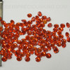 Round 2.5 mm Loose Natural Spessartite Gems Diamond Cut Orange Color VS Clarity