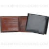 Mens Wallet Italian Leather Umberto Ferreti 110X105mm Made in Italy