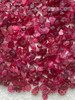 Natural Spinel Gemstone Rough Raspberry Red Color Mogok Burma Loose Glow in the Dark Rough