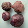 Natural Ruby Uncut Earth mined Rough 153.85 Carats 4 Pieces for Layout Jewelry Design Burmese Mines Raw Gemstone July Birthstone