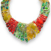 Handmade Pride Choker 20" Multicolors Beads Statement Bib Necklace