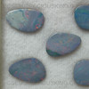Natural Doublet Opal Freeform Plain Play of Colors Australian SI1 Clarity Loose Gemstone