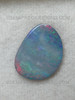 6.40 Carats Genuine Doublet Opal Australian Play of Colors Boulder Opal