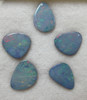 Natural Doublet Opal Freeform Smooth Play of Colors Australian SI1 Clarity Loose Gemstones