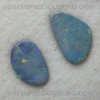 Natural Doublet Opal Loose Freeform Shape Australian Play of Colors Opals