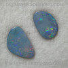 Natural Doublet Opal Loose Freeform Shape Australian Play of Colors Opals