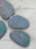 Dramatic Play of Color Opal Freeform Natural Doublet Boulder Australian Opals