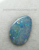 Natural Doublet Opal Unique Freeform Australian Cornflower Blue Loose Opal