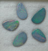 Australian Doublet 100% Natural Opals Play of Color Opal Loose gemstone