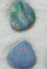 Natural Doublet Opal Unique Freeform Australian Play of Colors Boulder Opal