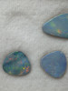 Natural Doublet Opal Unique Freeform Australian Play of Colors Boulder Opal
