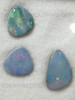 Natural Doublet Opal Unique Freeform Australian Play of Colors Boulder Opal