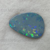 Natural Doublet Opal 7.65 Carats Unique Australian Play of Colors Boulder Opal