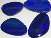 Doublet Australian Opal 7.55 Carat Ocean Blue Play of Color Natural Opal Gems