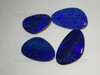 Doublet Australian Opal 7.55 Carat Ocean Blue Play of Color Natural Opal Gems