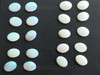 8X6 mm Oval Shape Sheen Polished Natural Australian Calibrated White Loose Opal