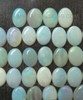 8X6 mm Oval Plain Cabochon Natural Australian Play of Color Loose White Opal