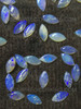 6X3 mm Marquise Shape Plain Smooth Natural Australian Translucent White Opals