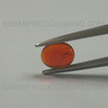 Natural Mexican Fire Opal Oval Cabochon 8.6x7mm Intense Orange Color VVS Clarity Loose Gemstone
