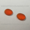 Natural PAIR OF 2 Fire Opal 2.43 Carats Very Good Quality 9X7mm Mexico Opal Unique Gem