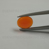 Natural Mexican Fire Opal Oval Cabochon 9.5X7.5mm Flame Orange Color VS Clarity Loose Gemstone