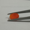Natural Fire Opal Oval Intense Orange Color Oval 10X8 mm Mexican Play of Colors Loose Stone