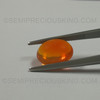 Natural Fire Opal Cabochon Oval Shape 12X10 mm Mexican Opals Loose Gemstone