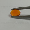 Natural Tangerine Orange Color Fire Opal Loose Oval 8X6 mm Mexican Play of Colors Loose Opal