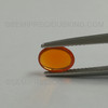 Natural Tangerine Orange Color Fire Opal Loose Oval 8X6 mm Mexican Play of Colors Loose Opal