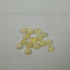 100% Natural Off-White Round Loose Opal 4mm Ethiopian Play of Colors Opals